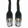 Cable Wholesale BNC RG59-U Coaxial Cable Black BNC Male 50 foot 10X3-01150